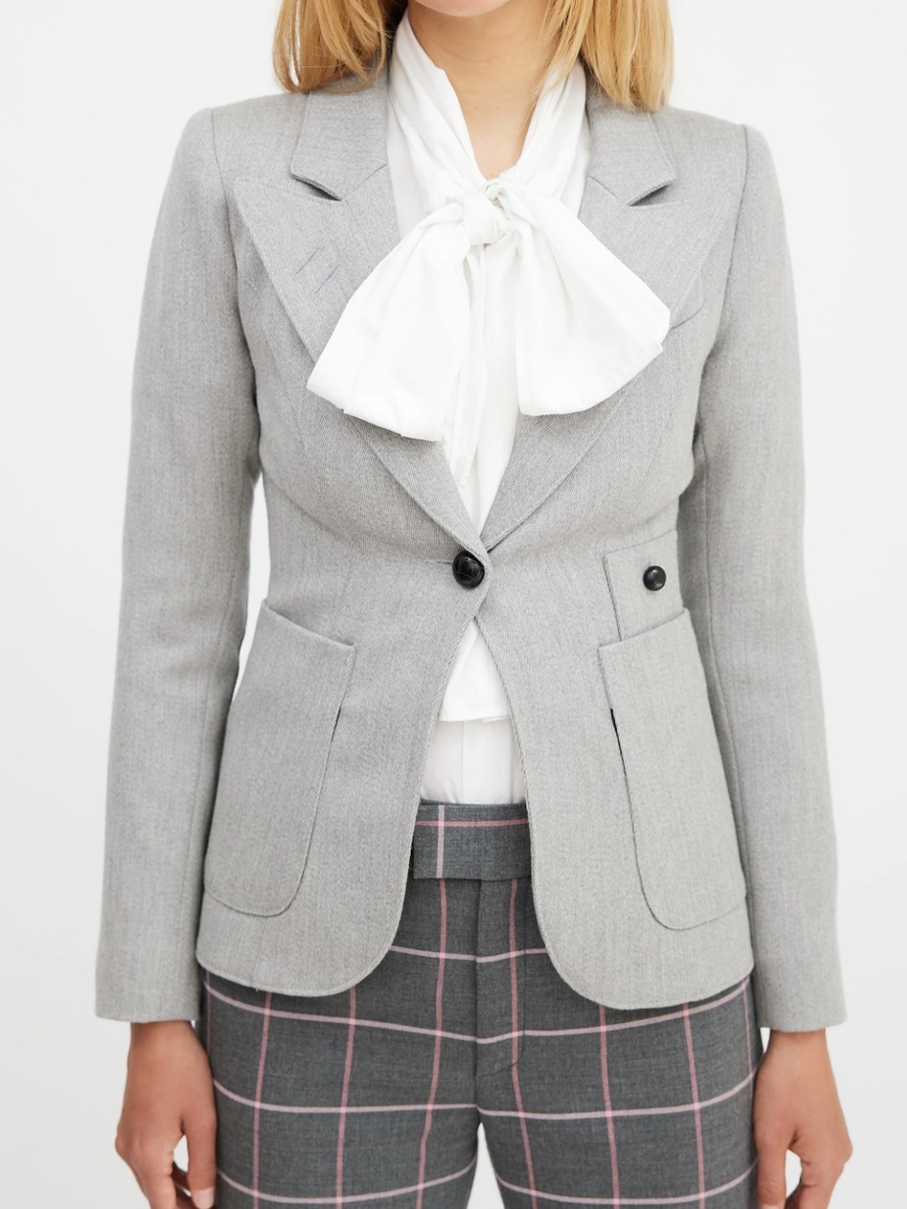 Smythe Duchess Patch Pocket Tailored Blazer
